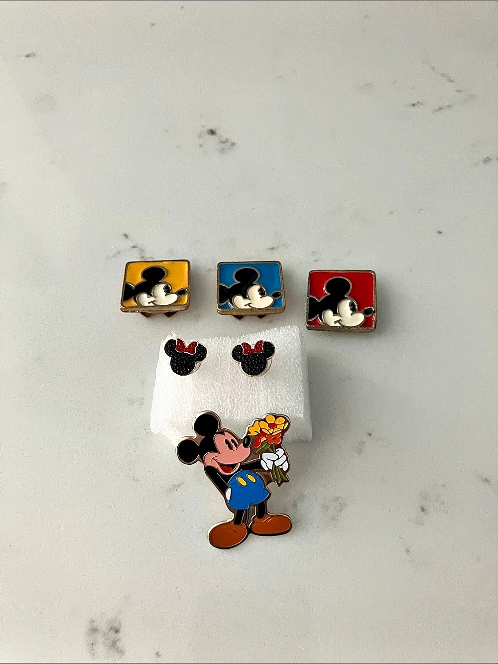 Disney Character Jewelry Set Gold & Multi